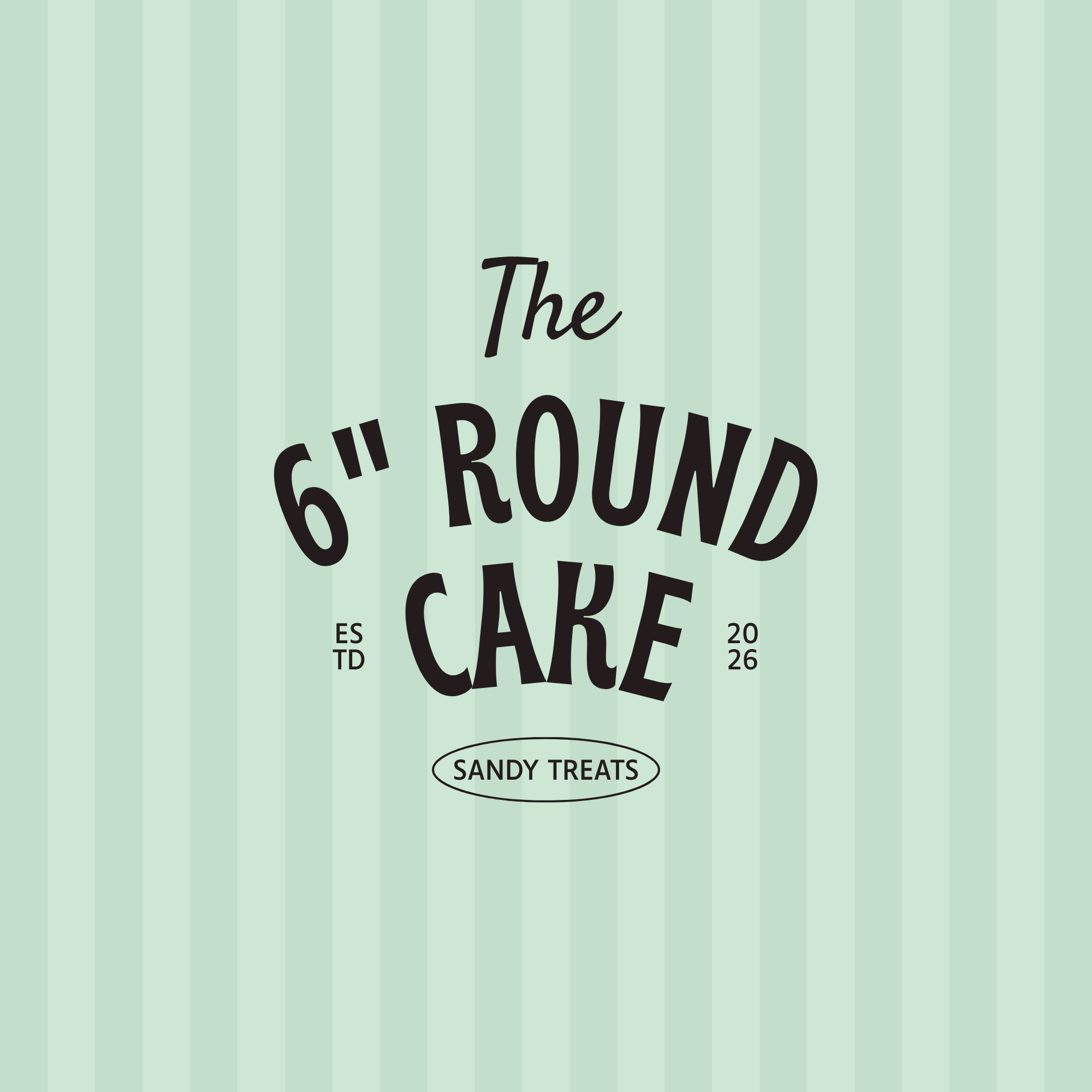 6" Round cake -Serves 8–12-Deposit Non refundable